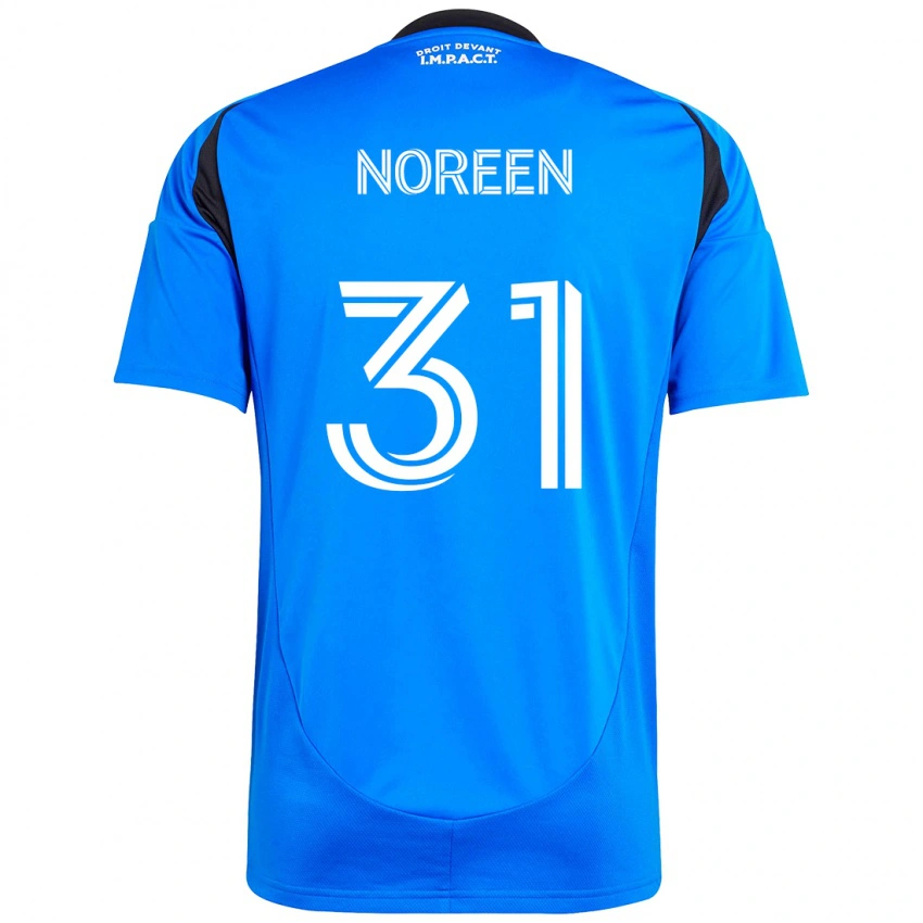 גברים Tijhof Noreen #31 תכלת שמיים כחול כהה ג'רזי ביתית 2025/26 חולצה קצרה