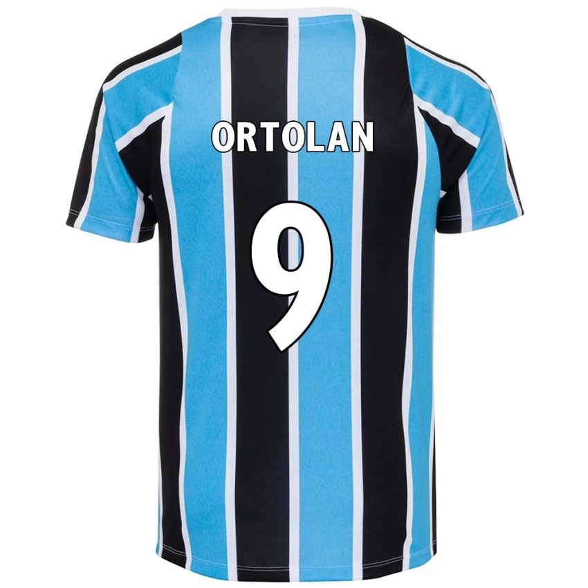 גברים Dani Ortolan #9 לבן כחול ג'רזי ביתית 2025/26 חולצה קצרה