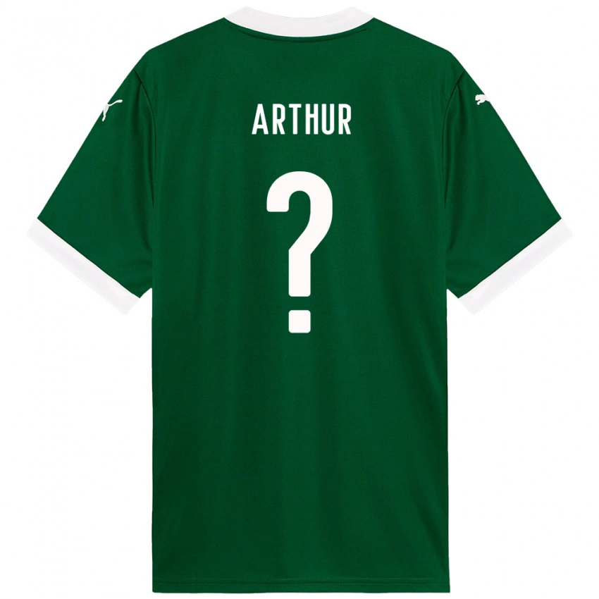 גברים Luis Arthur #0 לבן ירוק ג'רזי ביתית 2025/26 חולצה קצרה