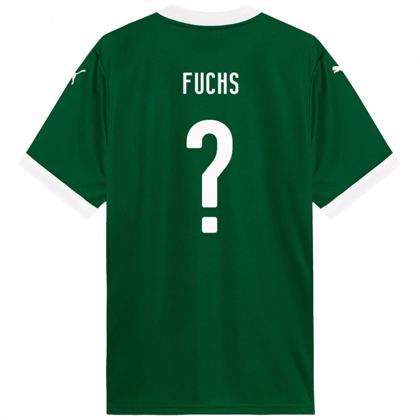 גברים Bruno Fuchs #0 לבן ירוק ג'רזי ביתית 2025/26 חולצה קצרה