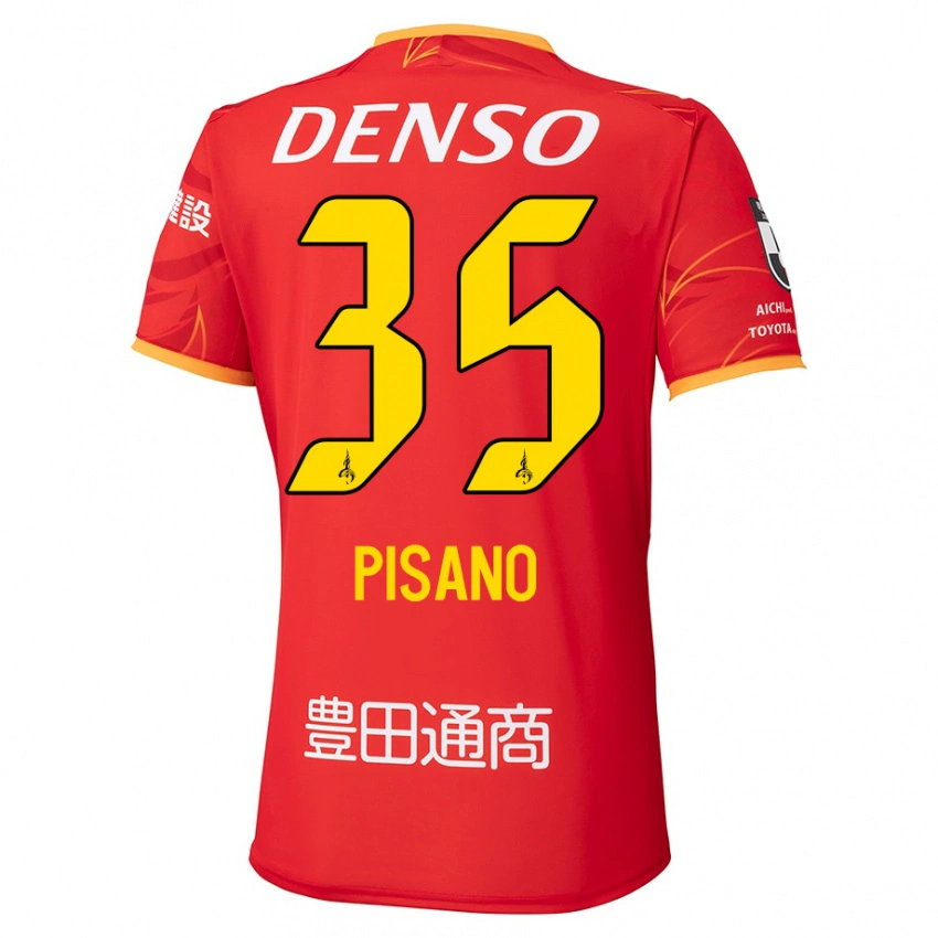 גברים Alexandre Pisano #35 לבן אדום ג'רזי ביתית 2025/26 חולצה קצרה