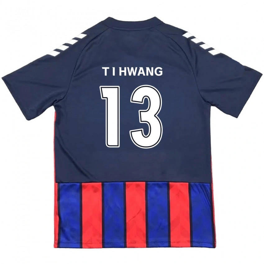 גברים In-Taek Hwang #13 לבן פנינה אדום ג'רזי ביתית 2025/26 חולצה קצרה