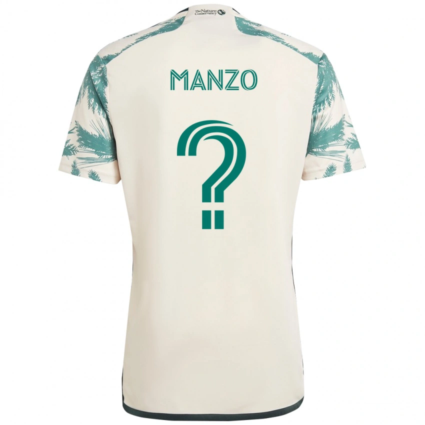 גברים Alexis Manzo #0 שחור חום הרחק ג'רזי 2025/26 חולצה קצרה