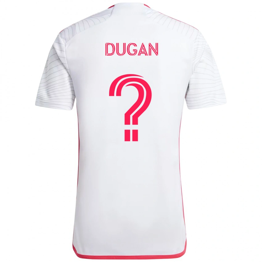גברים Ryan Dugan #0 מג'נטה לבן הרחק ג'רזי 2025/26 חולצה קצרה