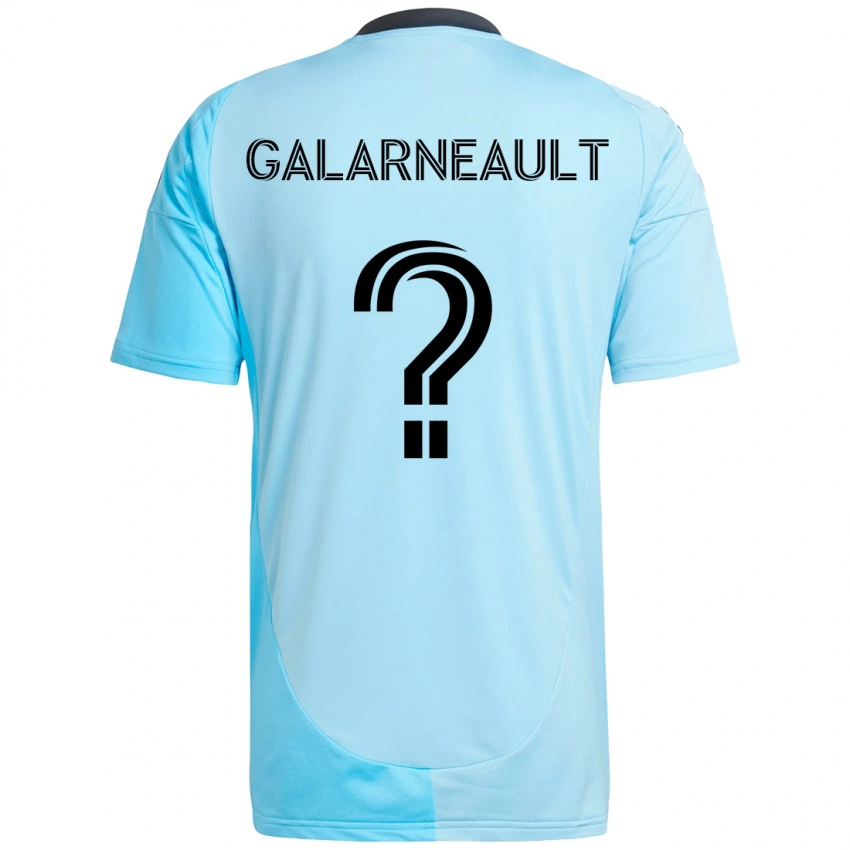 גברים Benjamin Galarneault #0 שחור כחול הרחק ג'רזי 2025/26 חולצה קצרה