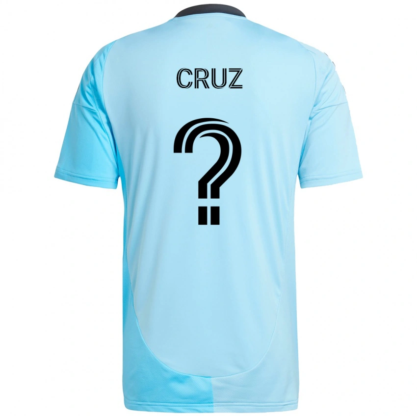 גברים Giovanny Cruz #0 שחור כחול הרחק ג'רזי 2025/26 חולצה קצרה