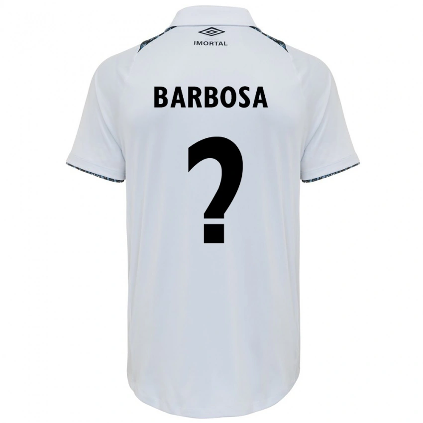 גברים Natã Barbosa #0 כחול שחור לבן הרחק ג'רזי 2025/26 חולצה קצרה
