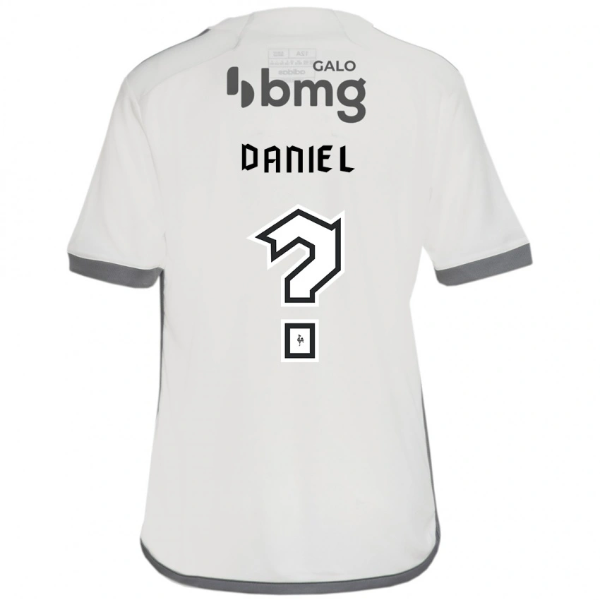 גברים Daniel #0 לבן שחור הרחק ג'רזי 2025/26 חולצה קצרה