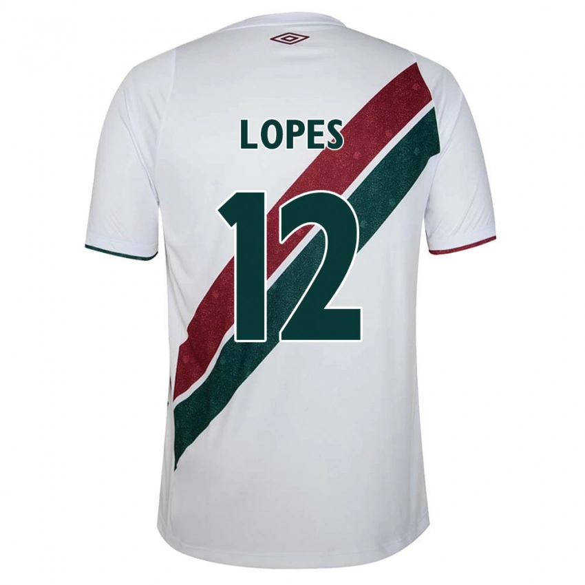 גברים Joao Lopes #12 ירוק חום-ערמוני לבן הרחק ג'רזי 2025/26 חולצה קצרה