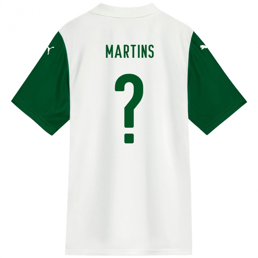 גברים Alex Martins #0 ירוק לבן הרחק ג'רזי 2025/26 חולצה קצרה