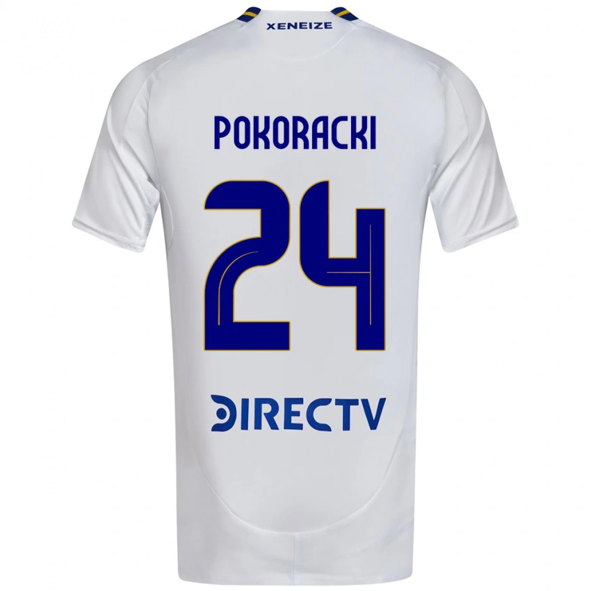 גברים Belén Pokoracki #24 כחול מלכותי צהוב הרחק ג'רזי 2025/26 חולצה קצרה