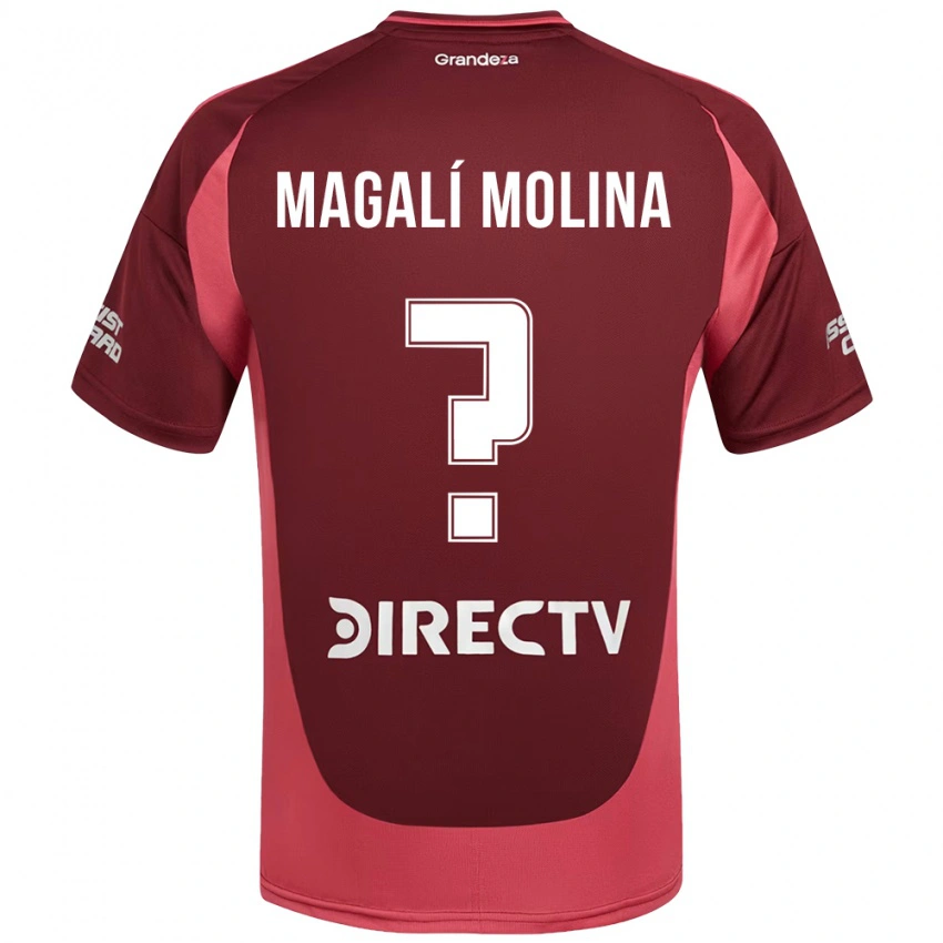 גברים Celena Magalí Molina #0 לבן אדום הרחק ג'רזי 2025/26 חולצה קצרה