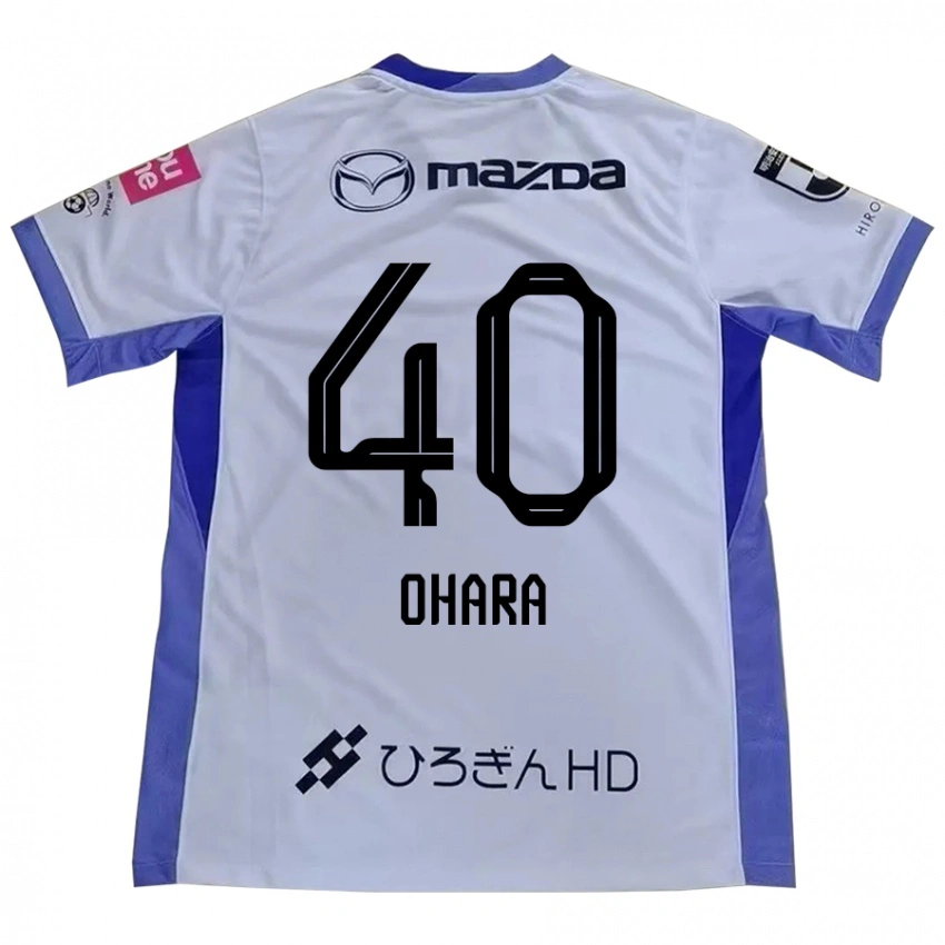גברים Motoki Ohara #40 סגול כתום הרחק ג'רזי 2025/26 חולצה קצרה