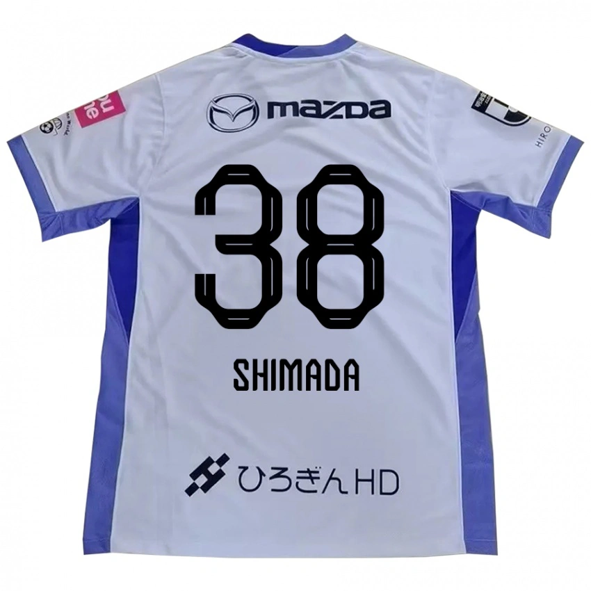 גברים Hana Shimada #38 סגול כתום הרחק ג'רזי 2025/26 חולצה קצרה