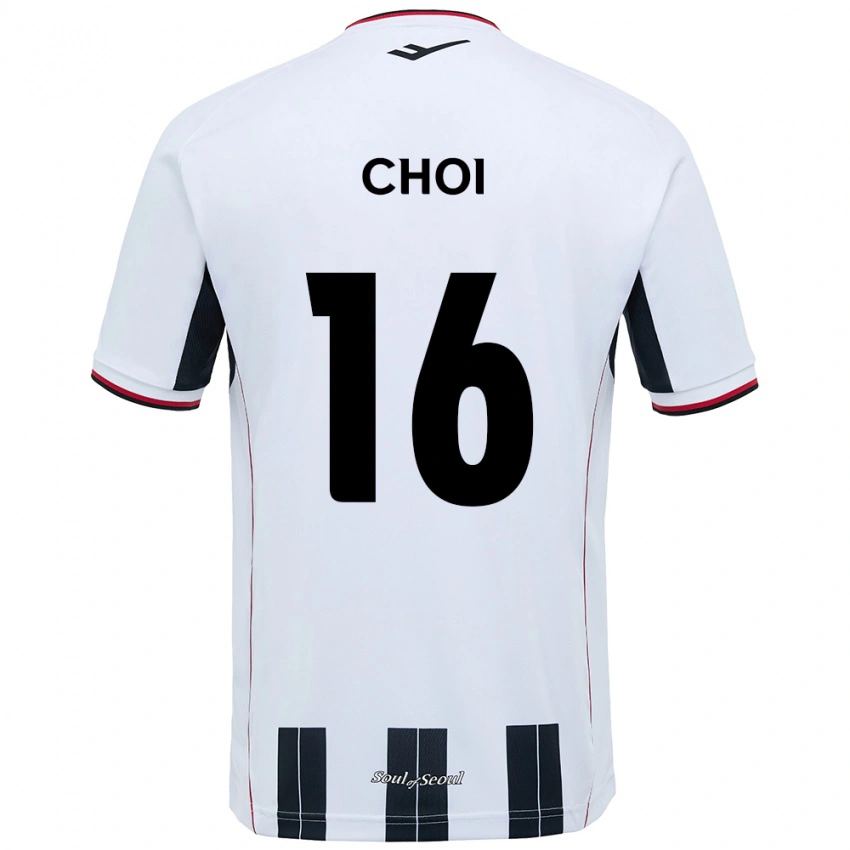 גברים Jun Choi #16 שחור אדום הרחק ג'רזי 2025/26 חולצה קצרה