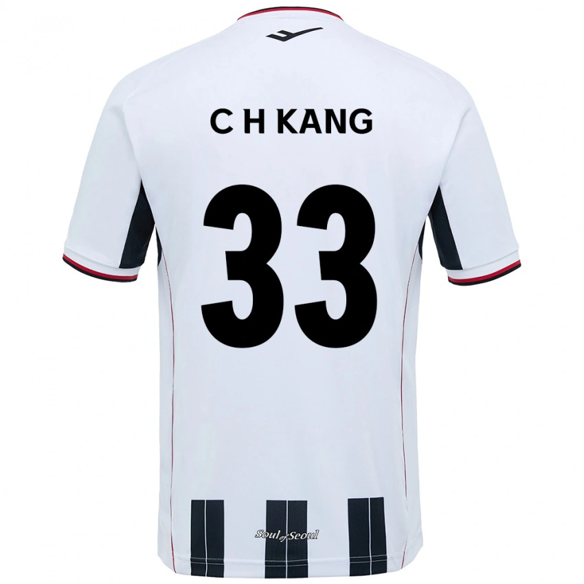 גברים Chang-Hwa Kang #33 שחור אדום הרחק ג'רזי 2025/26 חולצה קצרה