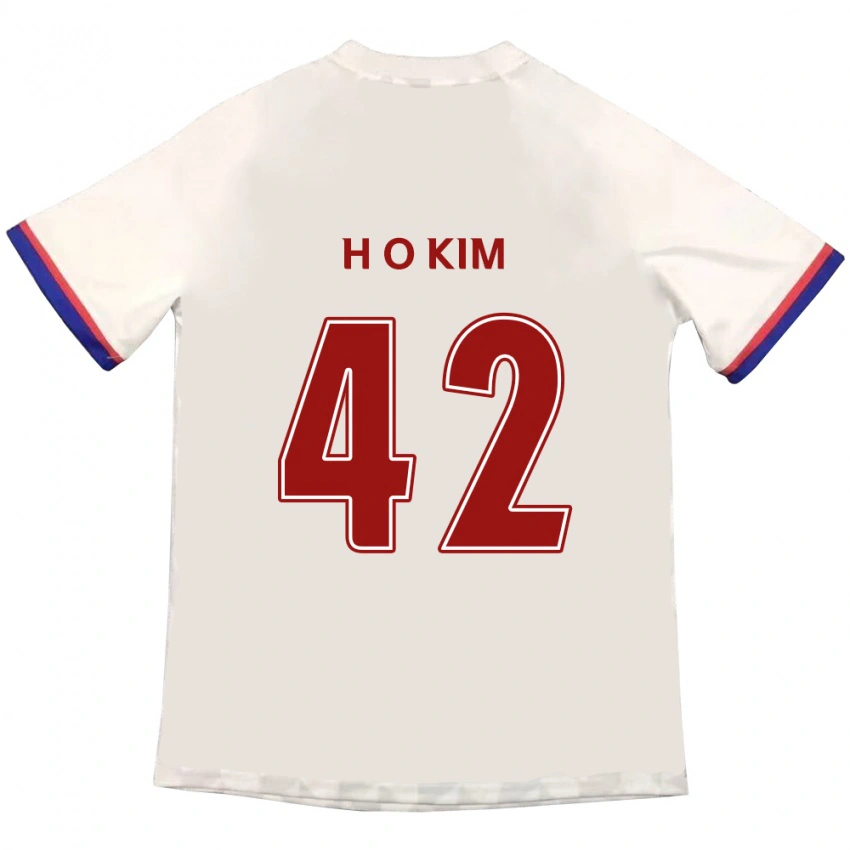 גברים One-Hyung Kim #42 כחול מלכותי אדום הרחק ג'רזי 2025/26 חולצה קצרה