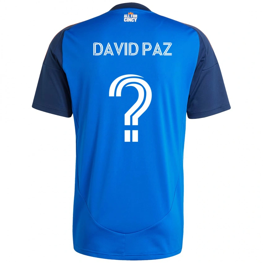 נשים David Paz #0 לבן כחול כתום ג'רזי ביתית 2025/26 חולצה קצרה