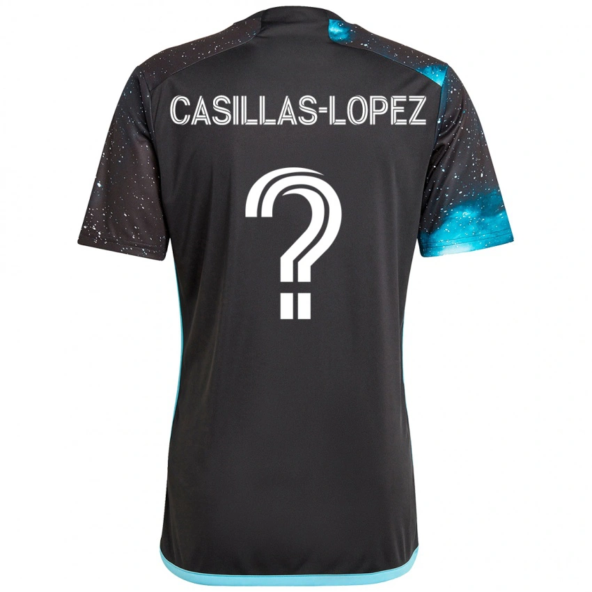 נשים Carlos Casillas-Lopez #0 תכלת שמיים ג'רזי ביתית 2025/26 חולצה קצרה