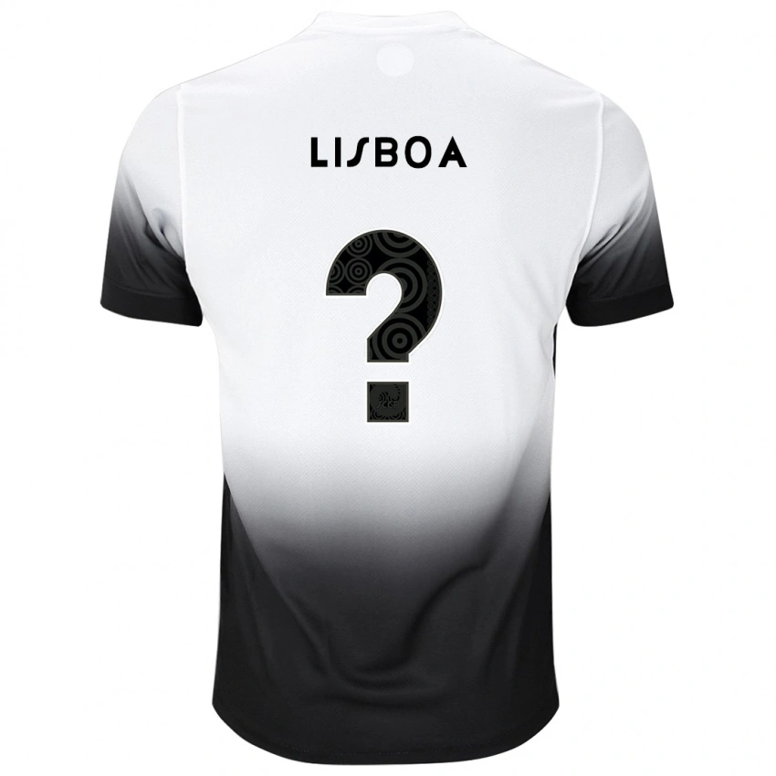 נשים Thomas Lisboa #0 שחור לבן ג'רזי ביתית 2025/26 חולצה קצרה
