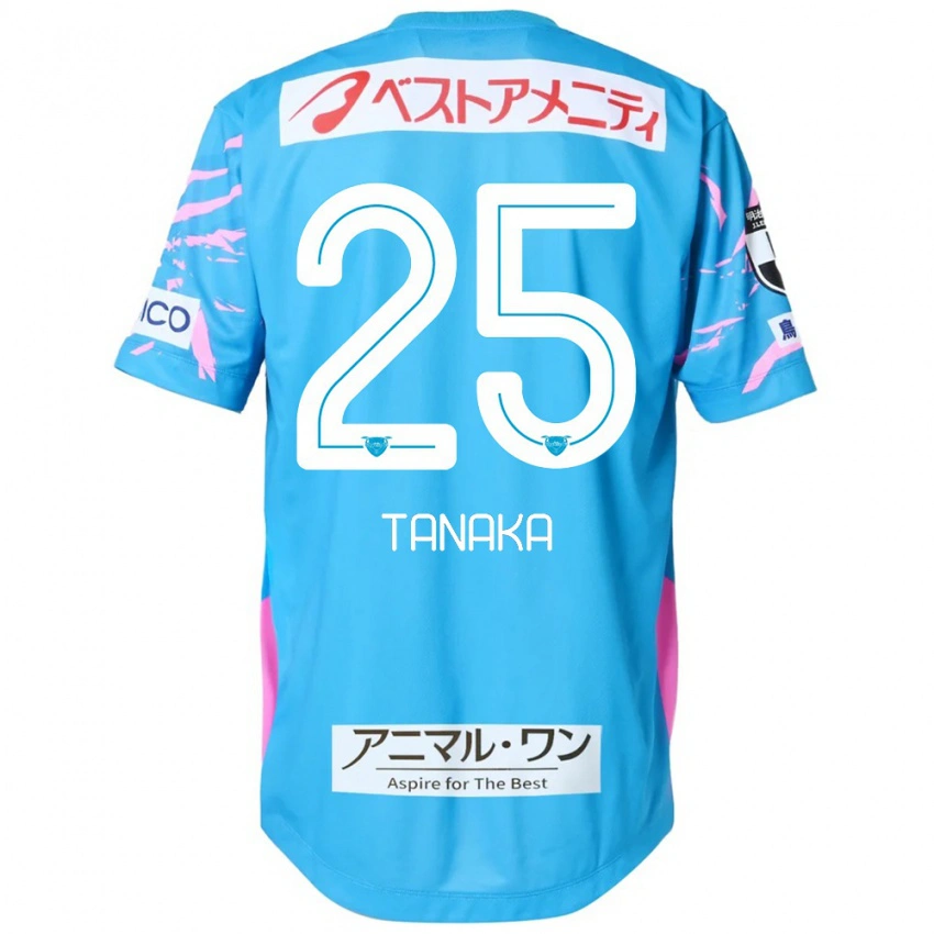 נשים Yuto Tanaka #25 לבן ורוד ג'רזי ביתית 2025/26 חולצה קצרה