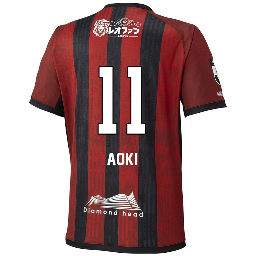 נשים Ryota Aoki #11 כחול אדום ג'רזי ביתית 2025/26 חולצה קצרה