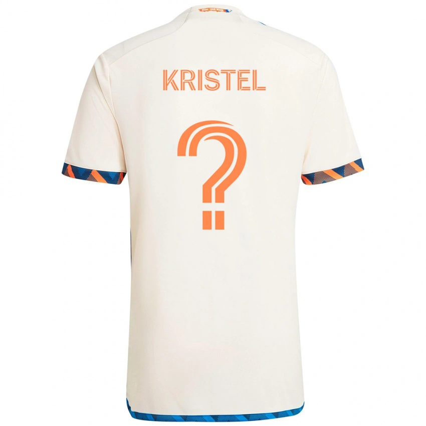 נשים Brandon Kristel #0 כחול כהה כתום הרחק ג'רזי 2025/26 חולצה קצרה