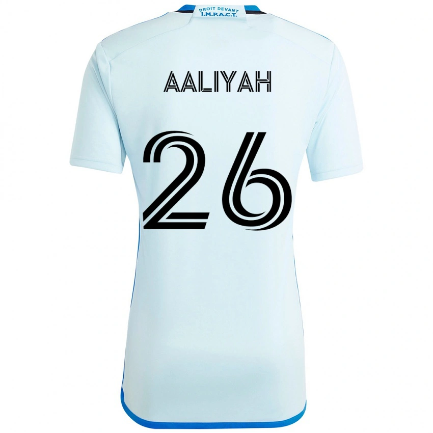 נשים Picquet Aaliyah #26 כחול כהה שחור הרחק ג'רזי 2025/26 חולצה קצרה