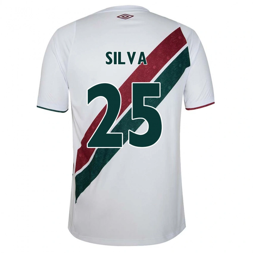 נשים Julia Silva #25 ירוק חום-ערמוני לבן הרחק ג'רזי 2025/26 חולצה קצרה