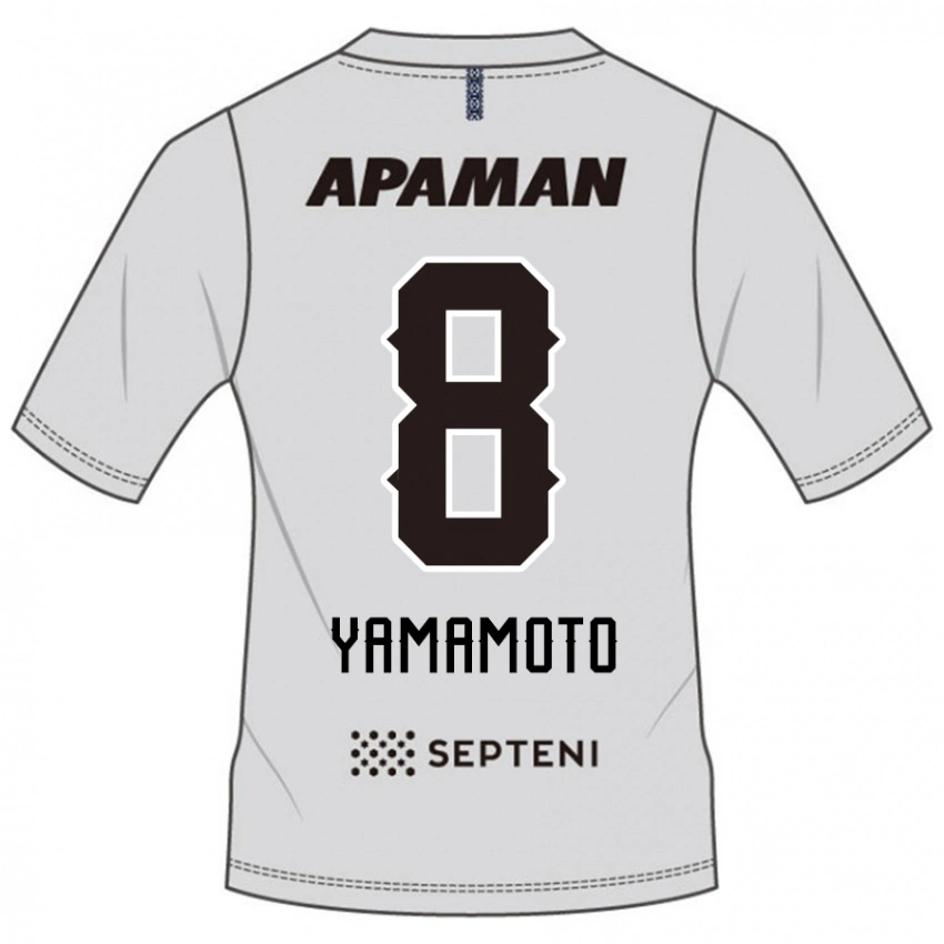 נשים Shunsuke Yamamoto #8 כחול מלכותי לבן הרחק ג'רזי 2025/26 חולצה קצרה