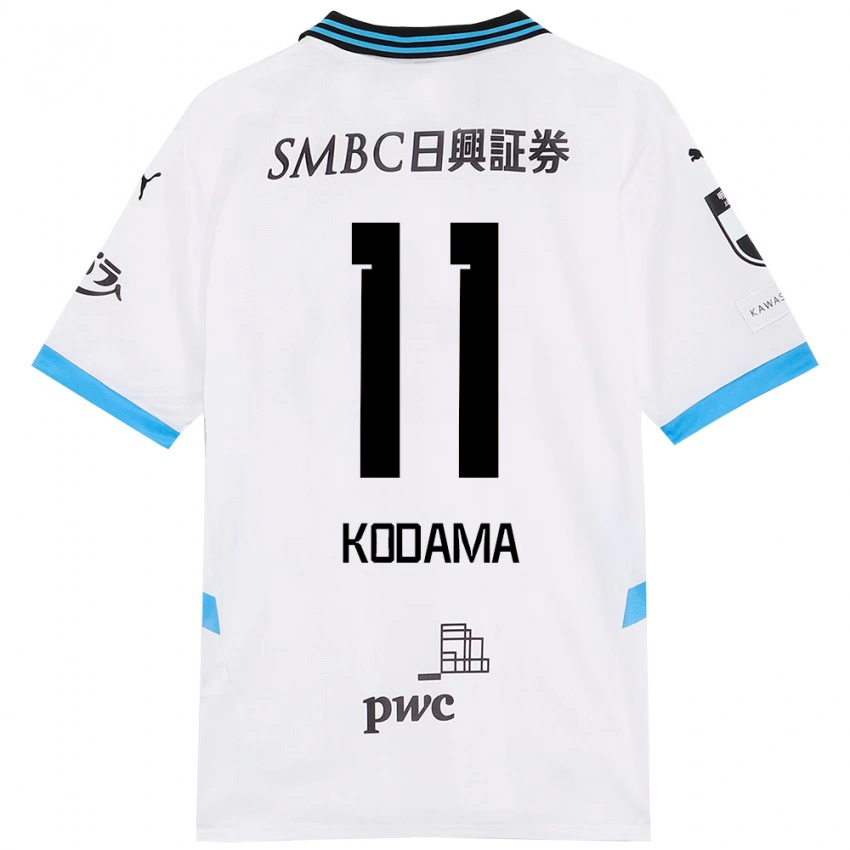 נשים Shotaro Kodama #11 תכלת שמיים שחור הרחק ג'רזי 2025/26 חולצה קצרה