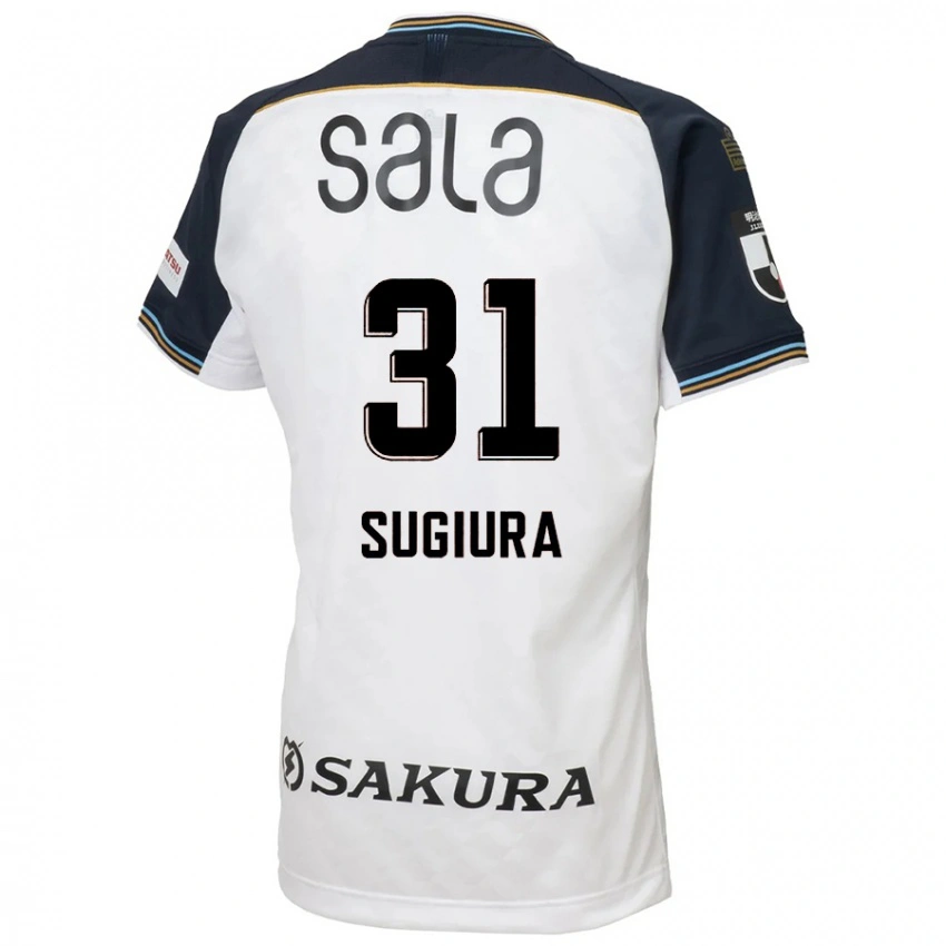 נשים Rinnosuke Sugiura #31 תכלת שמיים שחור הרחק ג'רזי 2025/26 חולצה קצרה