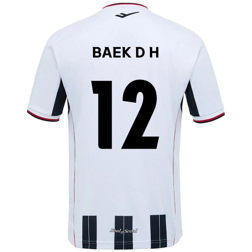 נשים Baek Do-Hye #12 שחור אדום הרחק ג'רזי 2025/26 חולצה קצרה