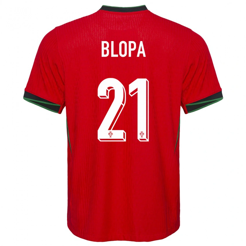 ילדים פורטוגל Salvador Blopa #21 אָדוֹם ג'רזי ביתית 24-26 חולצה קצרה