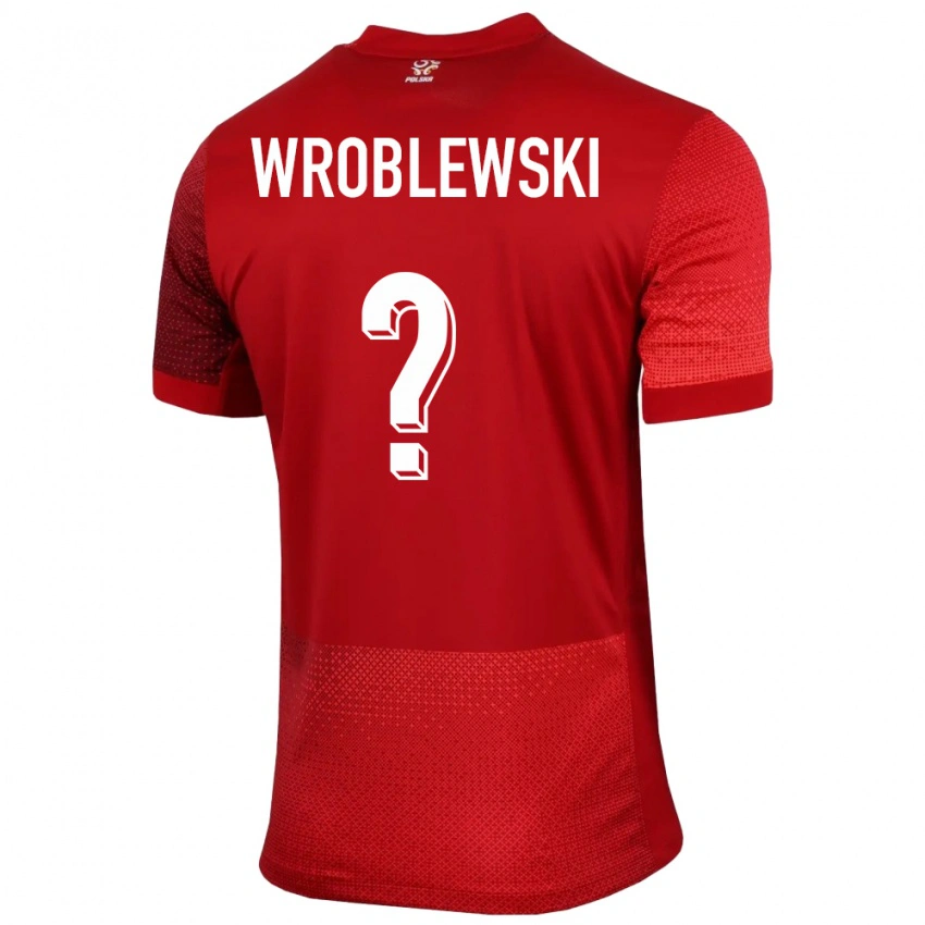 ילדים פולין Michal Wroblewski #0 אָדוֹם הרחק ג'רזי 24-26 חולצה קצרה