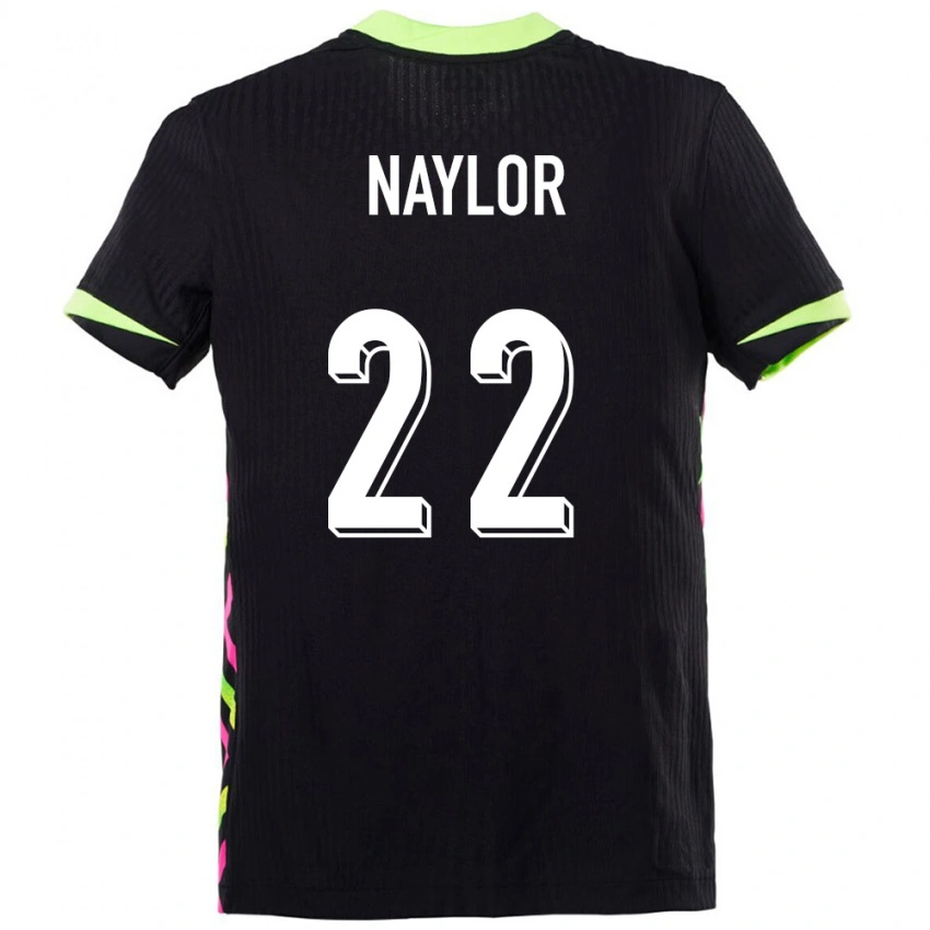 גברים אוֹסטְרַלִיָה Max Naylor #22 כחול כהה הרחק ג'רזי 24-26 חולצה קצרה