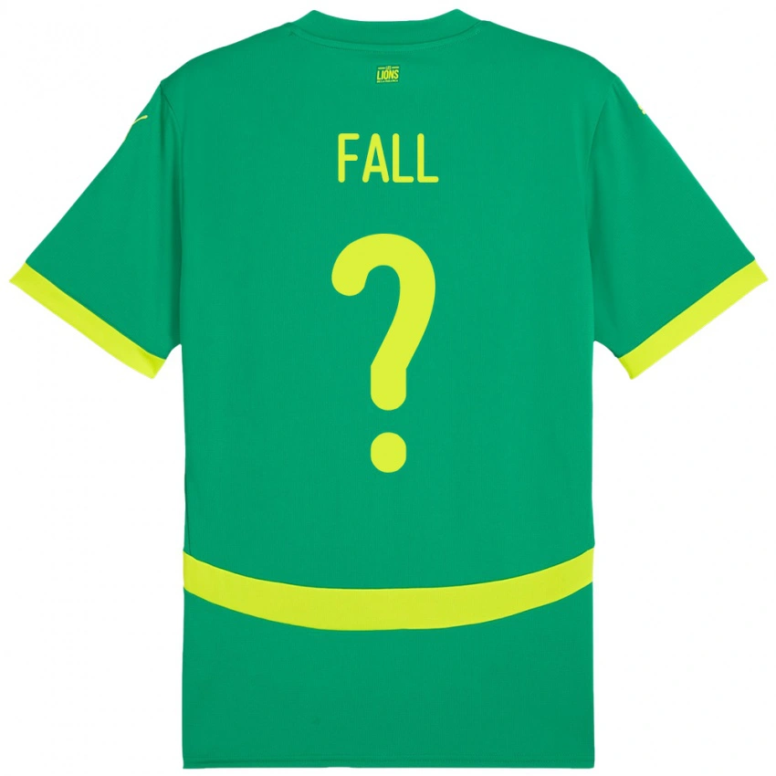 גברים סנגל Falilou Fall #0 יָרוֹק הרחק ג'רזי 24-26 חולצה קצרה