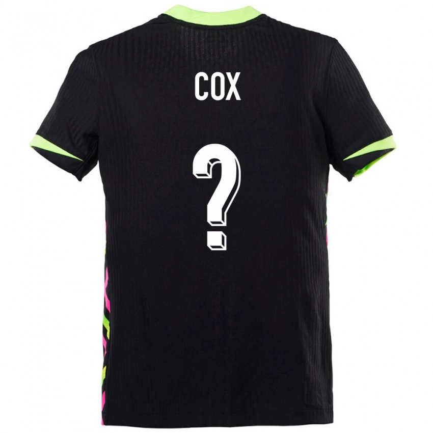 נשים אוֹסטְרַלִיָה Ethan Cox #0 כחול כהה הרחק ג'רזי 24-26 חולצה קצרה