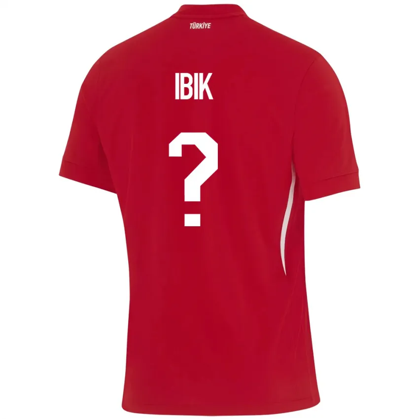גברים טורקיה Ada İbik #0 אָדוֹם הרחק ג'רזי 24-26 חולצה קצרה