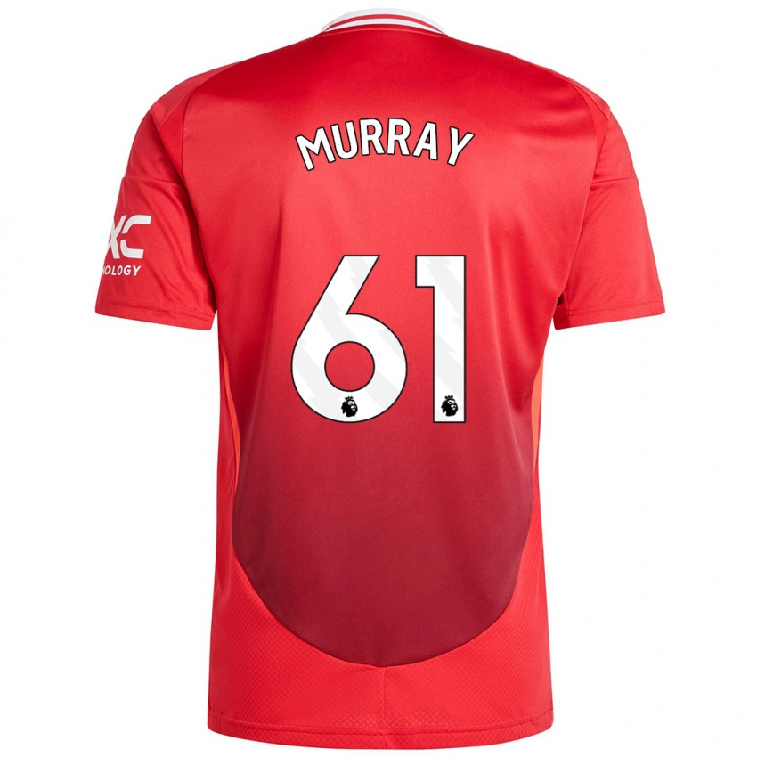 ילדים Sam Murray #61 אדום בוהק ג'רזי ביתית 2024/25 חולצה קצרה