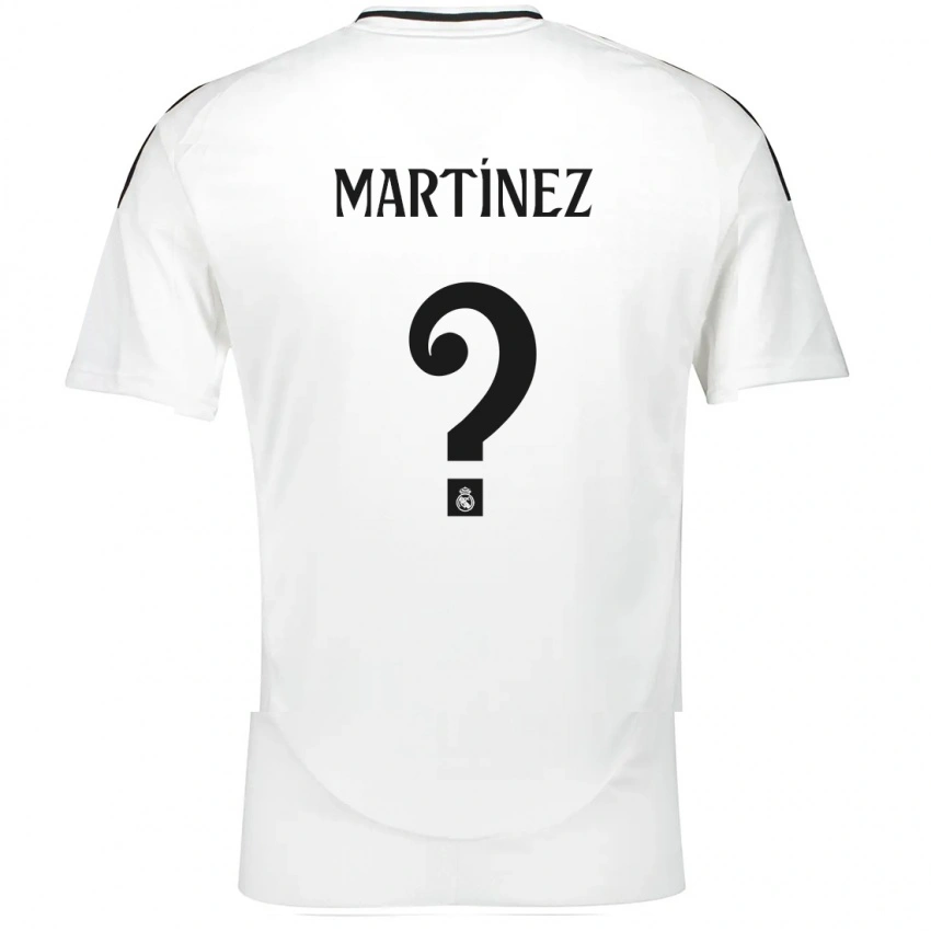 ילדים Antonio Martínez #0 לָבָן ג'רזי ביתית 2024/25 חולצה קצרה