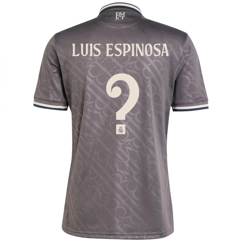 ילדים José Luis Espinosa #0 פֶּחָם ג'רזי קיט שלישי 2024/25 חולצה קצרה