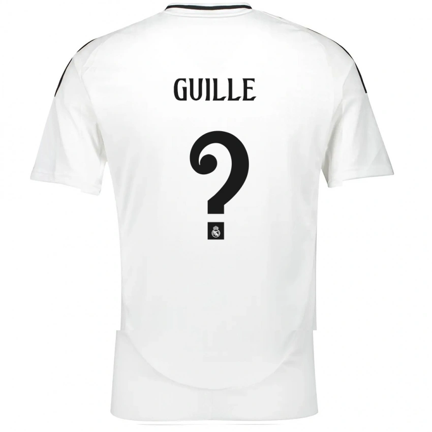 גברים Guille López #0 לָבָן ג'רזי ביתית 2024/25 חולצה קצרה