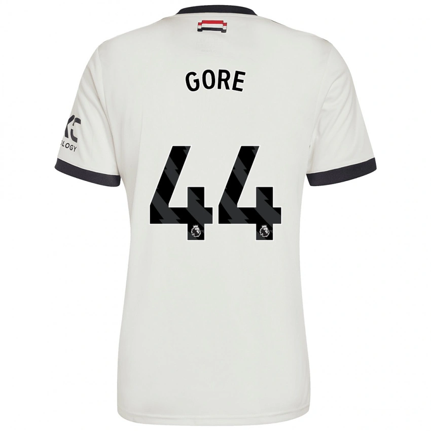 גברים Daniel Gore #44 אוף ווייט ג'רזי קיט שלישי 2024/25 חולצה קצרה