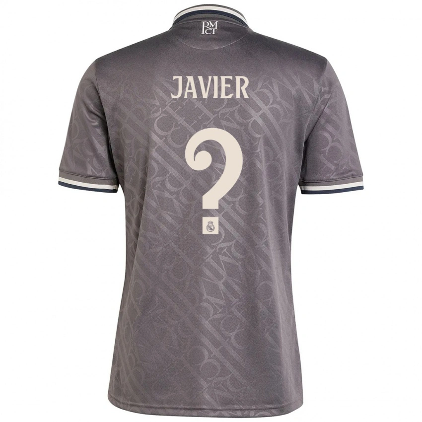 גברים Javier Navarro #0 פֶּחָם ג'רזי קיט שלישי 2024/25 חולצה קצרה
