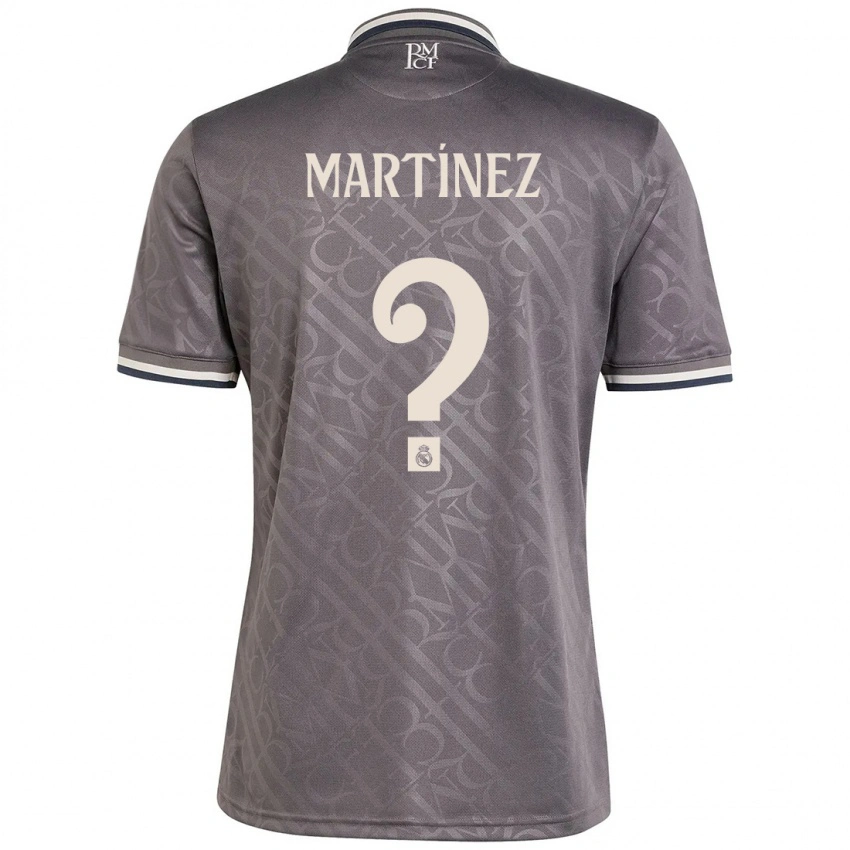 גברים Antonio Martínez #0 פֶּחָם ג'רזי קיט שלישי 2024/25 חולצה קצרה