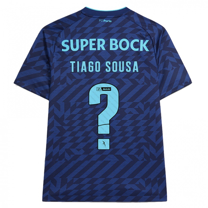 גברים Tiago Sousa #0 כָּחוֹל כֵּהֶה ג'רזי קיט שלישי 2024/25 חולצה קצרה