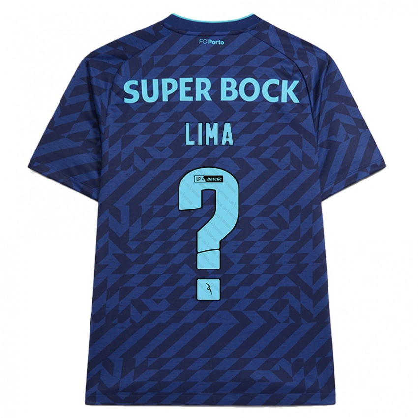 גברים Bernardo Lima #0 כָּחוֹל כֵּהֶה ג'רזי קיט שלישי 2024/25 חולצה קצרה