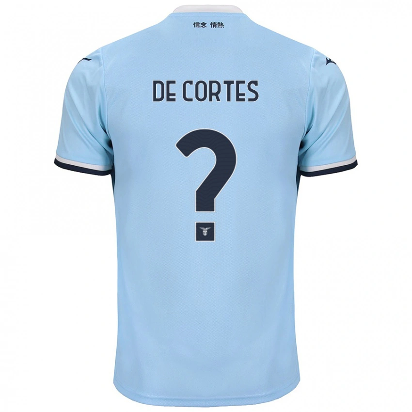 גברים Alessandro De Cortes #0 כְּחוֹל ג'רזי ביתית 2024/25 חולצה קצרה