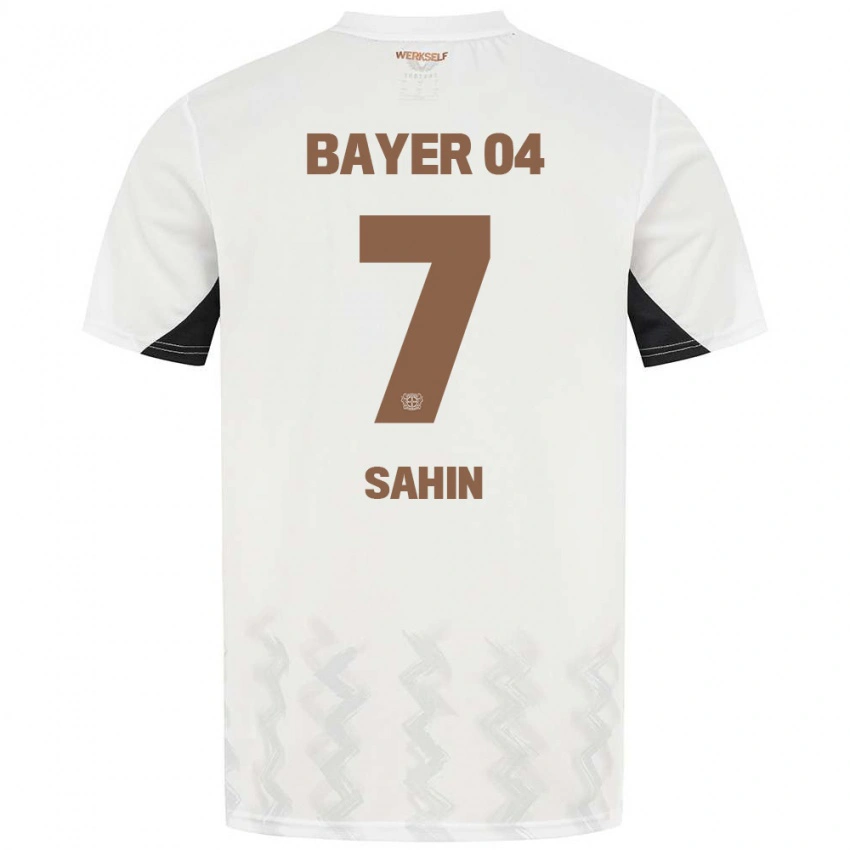 גברים Batuhan Sahin #7 לבן שחור הרחק ג'רזי 2024/25 חולצה קצרה